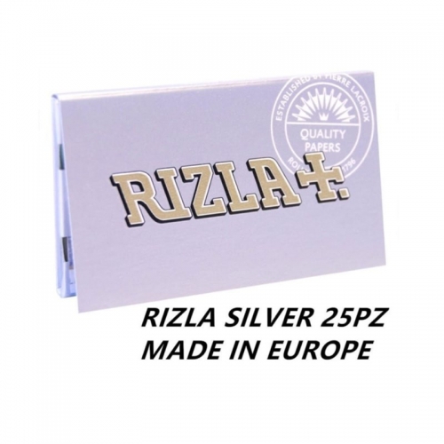 烟纸 RIZLA CARTINA SILVER CORTA DOPPIA 25PZ